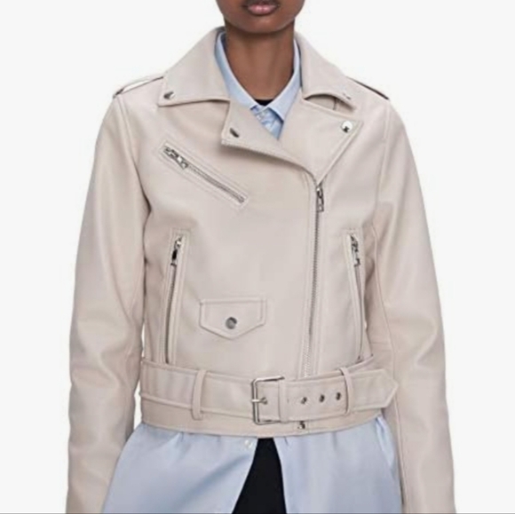 Zara NWOTs Faux Leather Moto Jacket - Picture 6 of 11